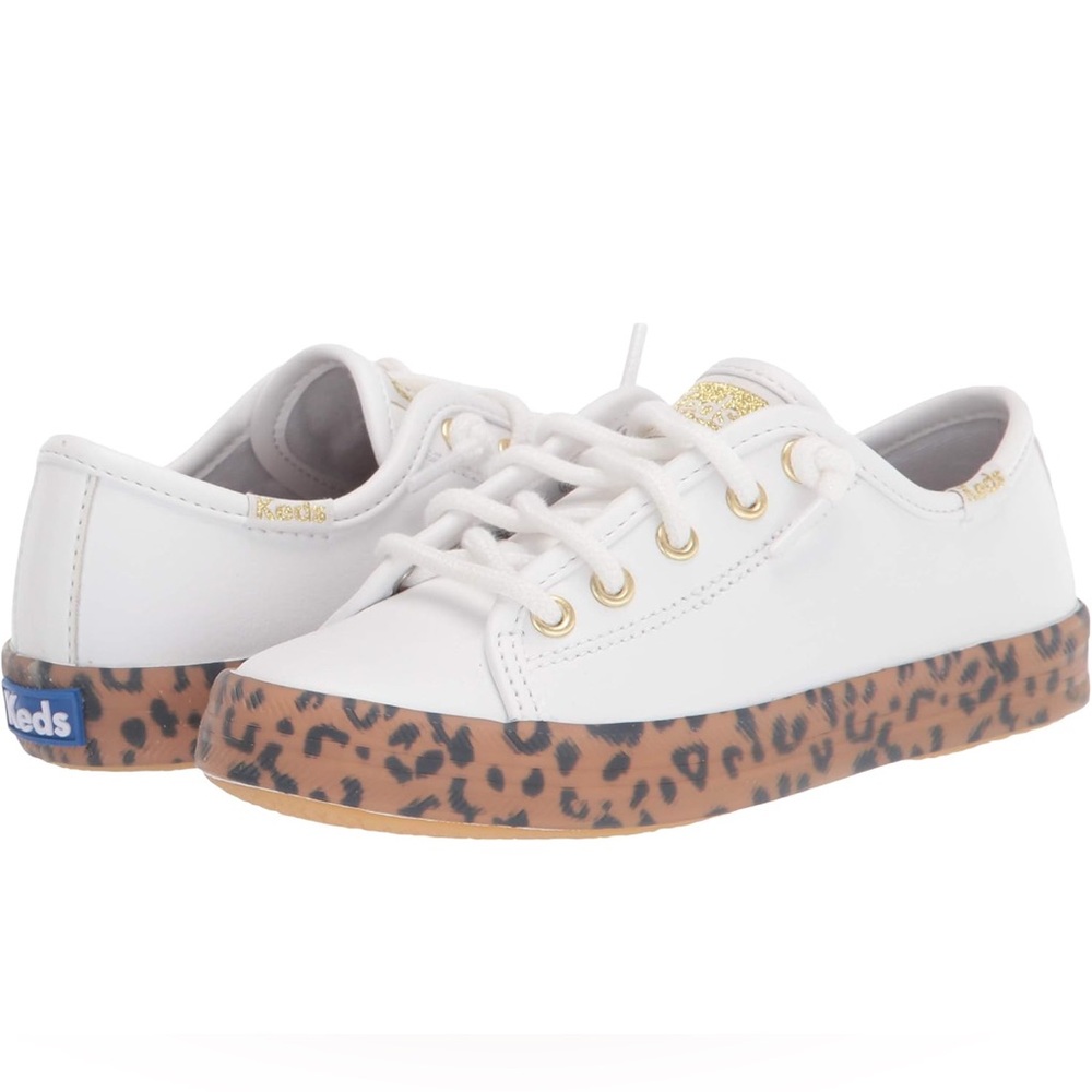 Kickstart sneakers with leopard sole toddler girls 8.5